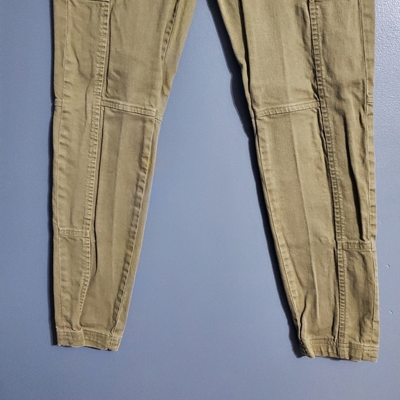 Banana Republic Womens Khaki Jean Pants Skinny Ankle Gorpcore Size 26 - Picture 3 of 7